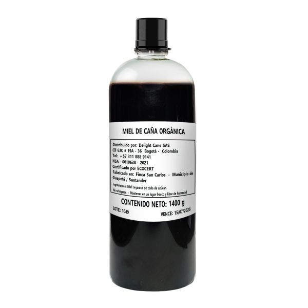 Miel de Caña Orgánica botella 1.4 Kg